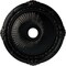 Ekena Millwork Heaton Ceiling Medallion (Fits Canopies up to 6 1/2"), 27 1/2"OD x 3 7/8"ID x 2 1/4"P, Black Pearl CM27HEBPS - alternate 1